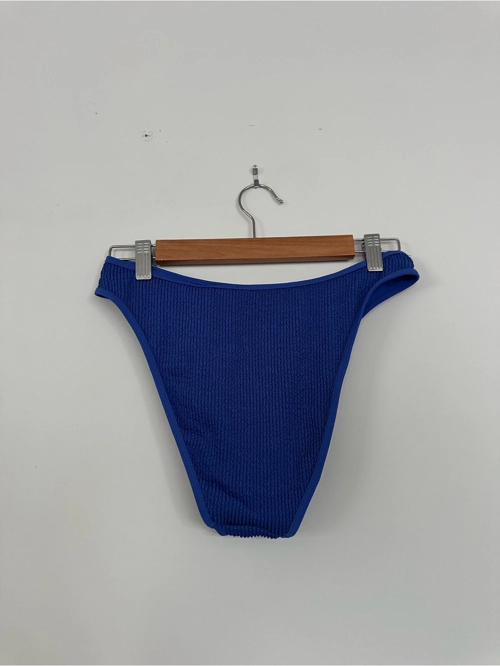 Abercrombie & Fitch Cobalt Textured Bikini Bottom - Picture 2 of 3